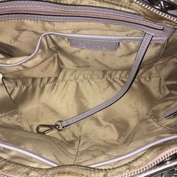 Calvin Klein Lilac Leather Tote - Picture 7 of 9